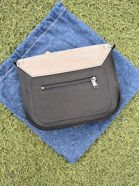 Milele Mavazi Saddle Bag (Leather & Suede)